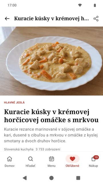 Recept s fotkou, časom a náročnosťou