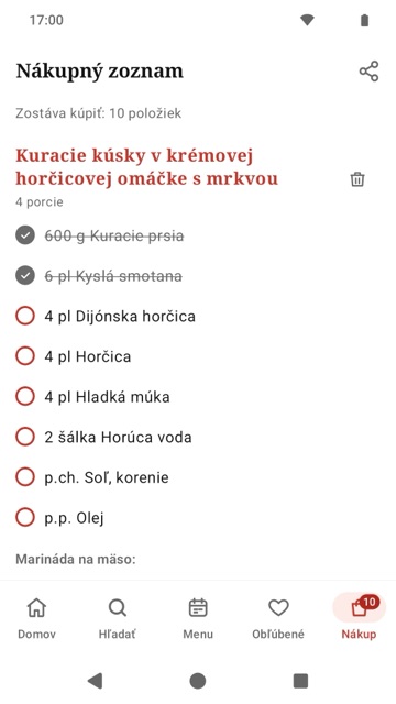 Nákupný zoznam