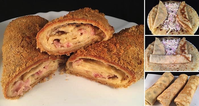 Najlepšie obaľované slané palacinky bez vyprážania