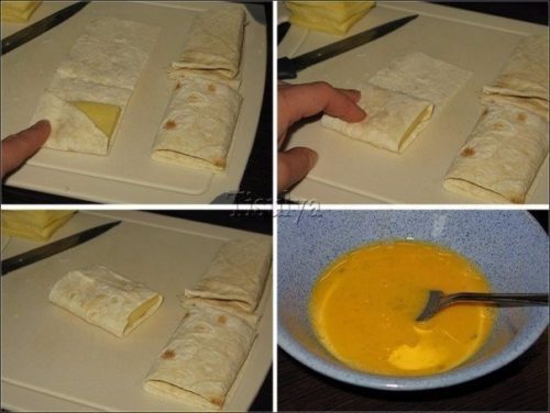Tortila so syrom vo vajíčku. Rýchla večera už za 5 minút.