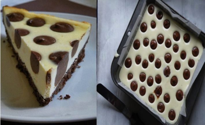 Bodkovaný cheescake na ktorom si musí pochutnať každý!