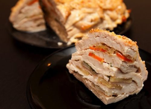 Vrstvená kuracia torta „prekvapenie od mamičky“ bez formy na pečenie