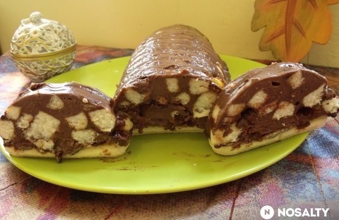 Čokoládová roláda bez pečenia : Rýchly dezert, na ktorý budete potrebovať len základné suroviny, ktoré máte doma
