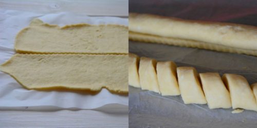 200 g taveného syra, jedno vajíčko a pár ingrediencií k tomu. Urobila som si úžasné syrové pečivo k telke