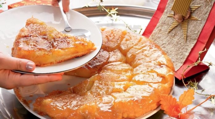 Francúzsky jablkový koláč „Tarte tatin“. Veľmi ľahký a neuveriteľne voňavý