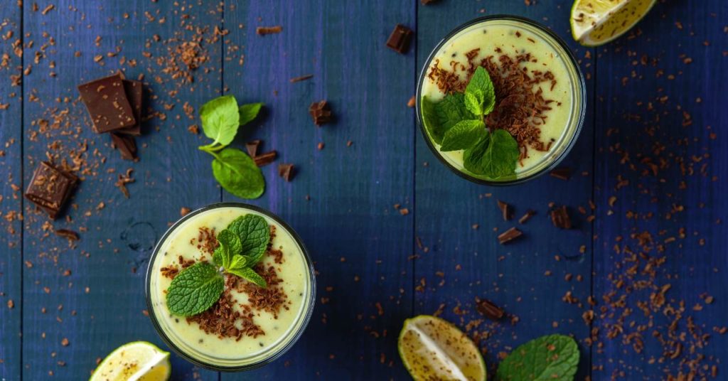 Čokoládovo-mätové smoothie