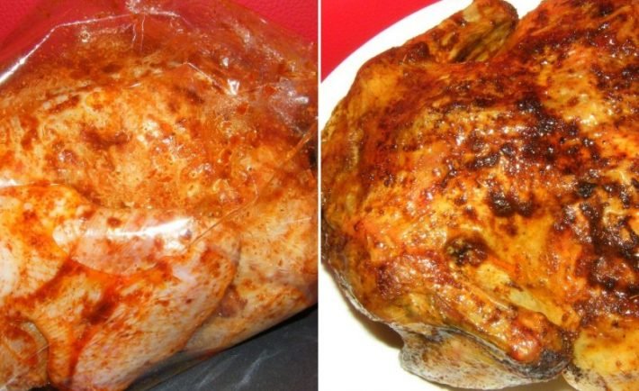 Šťavnaté pečené kura bez žiadneho tuku a ostane len skvelá chuť. Robím ho takto už 10 rokov