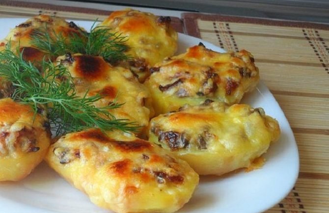 Plnené zemiaky so šampiňónmi a syrom! Rýchlovka pre hostí alebo na večeru