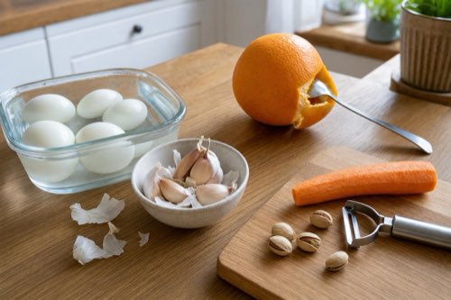 6 kitchen tips for peeling eggs, garlic and oranges