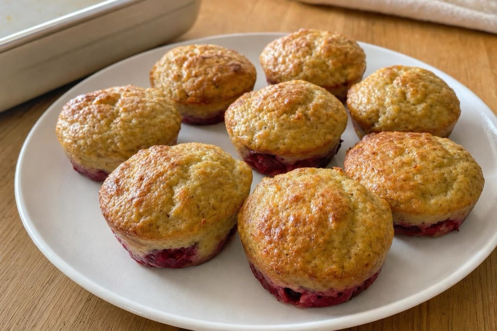 Banánové muffinky bez múky z 3 surovín – za 15 minút