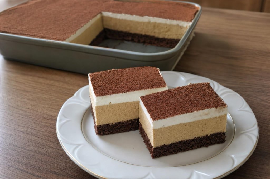 Cafe rezy s kávovým krémom a kyslou smotanou