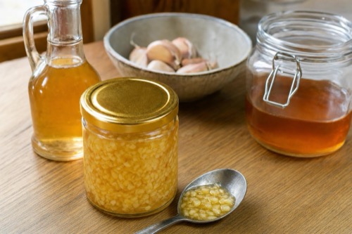 Cesnakový sirup s medom a jablčným octom – domáci recept