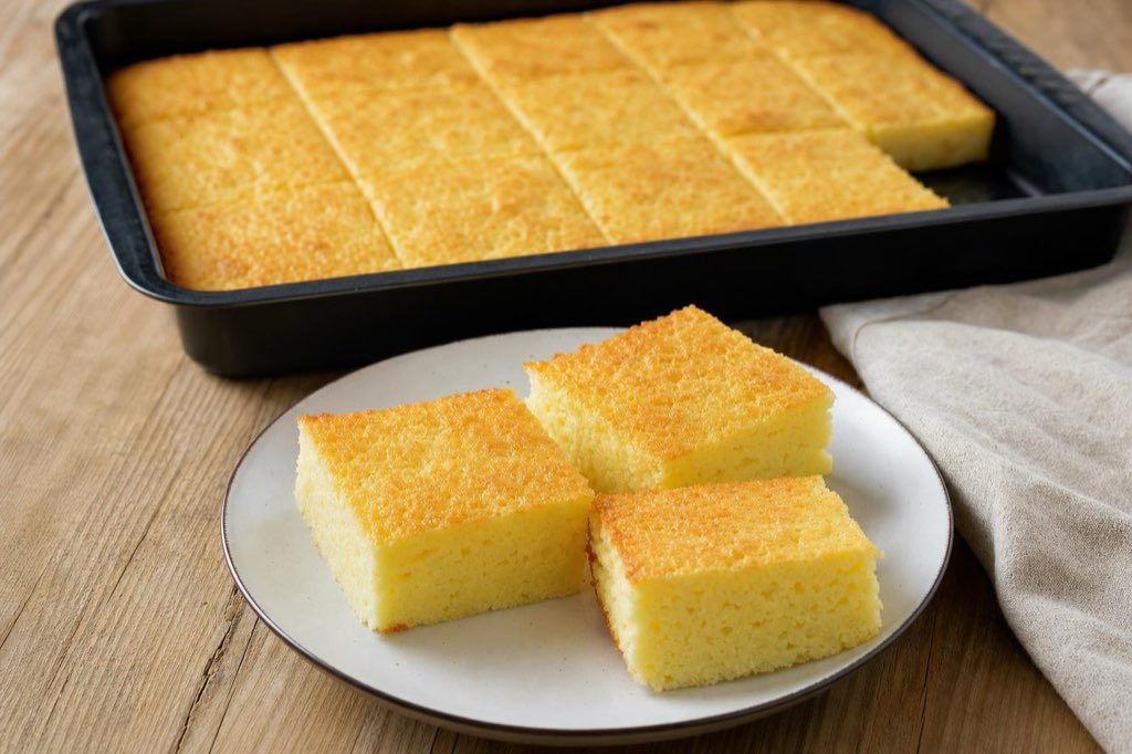 Citrónový koláč z pudingového prášku – bez múky