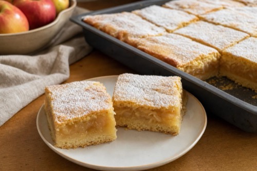 Cukrárske jablkové rezy – recept z prvej republiky