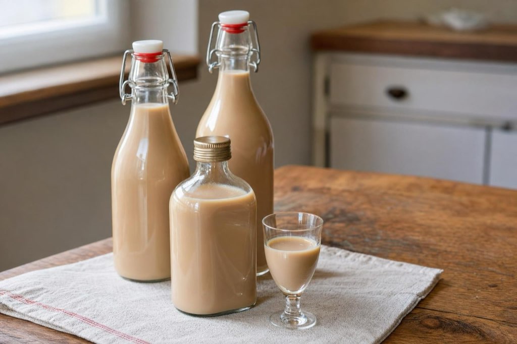 Domáci Baileys s whisky, kávou a kondenzovaným mliekom