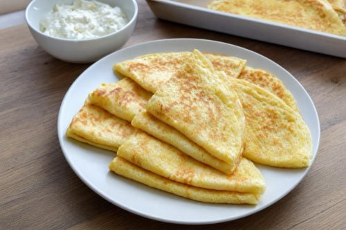Fitness palacinky zo smotanového syra a vajec – bez múky