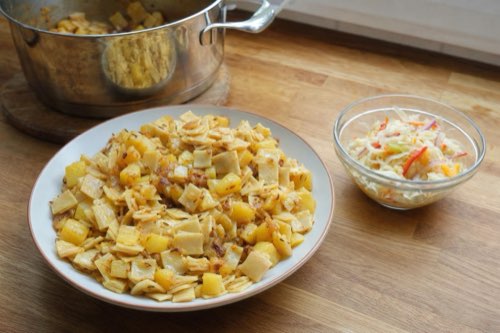Granadiersky pochod: Slovak potatoes and pasta