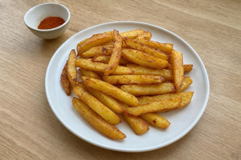 Hranolky v teplovzdušnej fritéze z čerstvých zemiakov