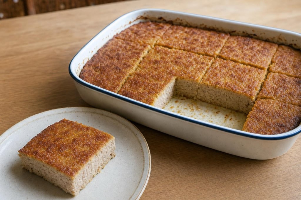 Fluffy pork casserole with cream