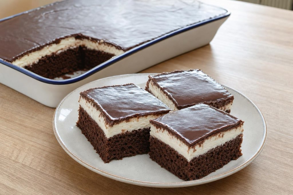 Kakaové kocky s mascarpone a Nutellou