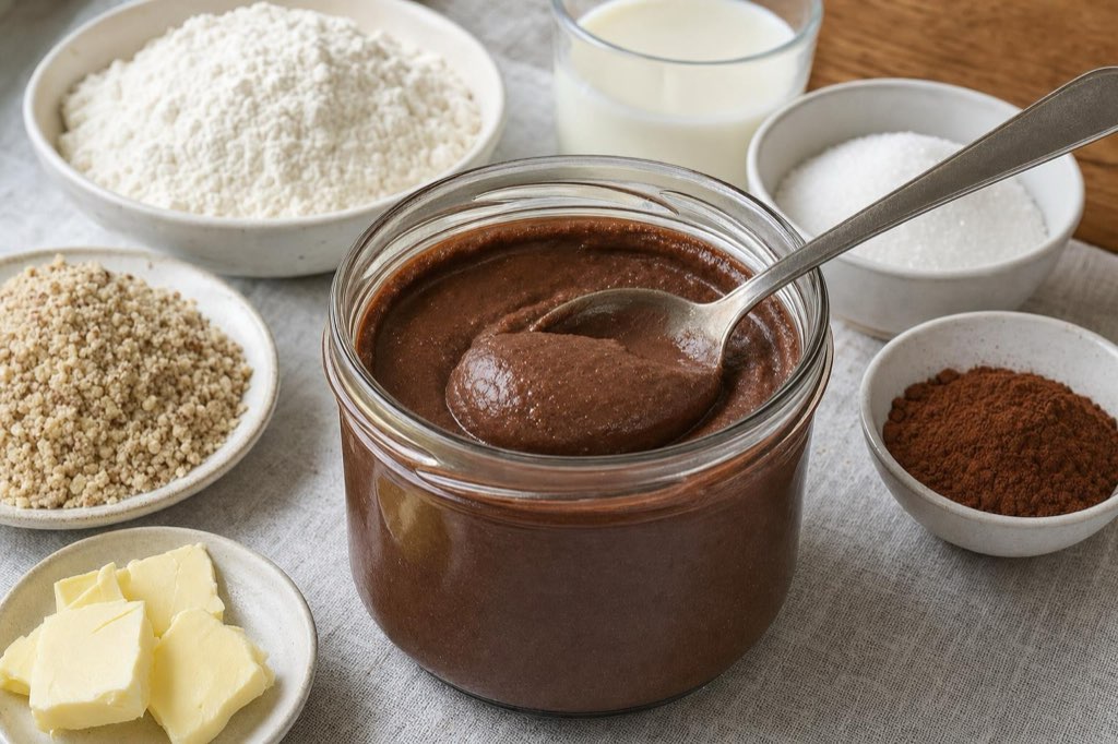 Kakaovo-orechová nátierka ako domáca Nutella