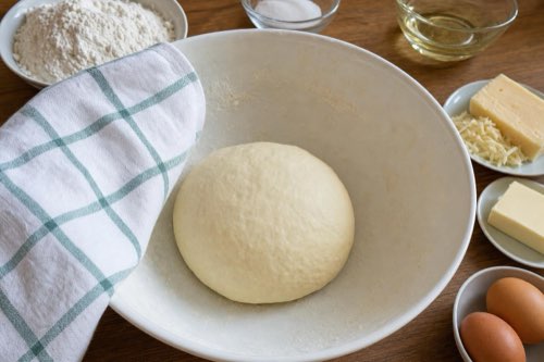 Cheese-stuffed kefir flatbreads