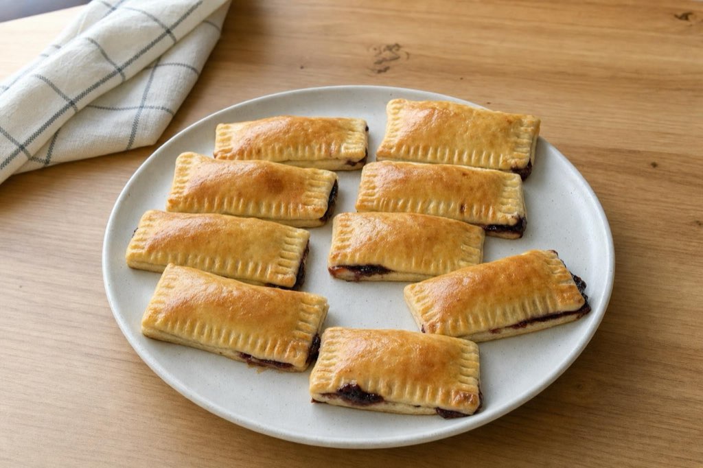 Kysnuté lupačky plnené slivkovým lekvárom