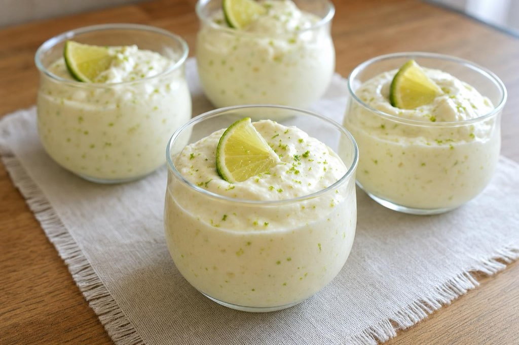 Egg-free lime mousse with mascarpone