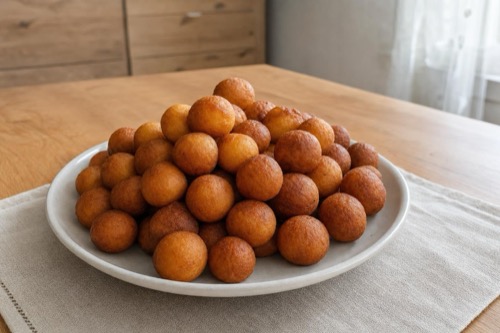 Mini šišky z kondenzovaného mlieka