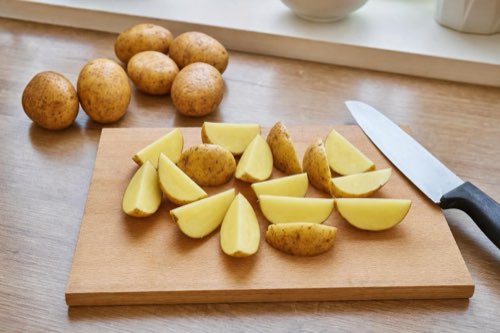 Oil-free oven-roasted skin-on potatoes