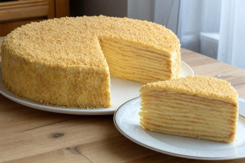Condensed milk skillet layer cake