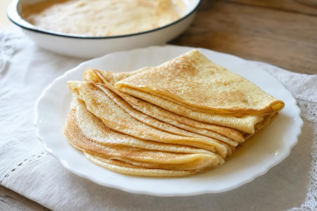 Palacinky bez mlieka a vajec z vody a múky