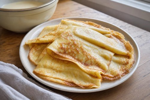 Palacinky z cesta pripraveného vo fľaši