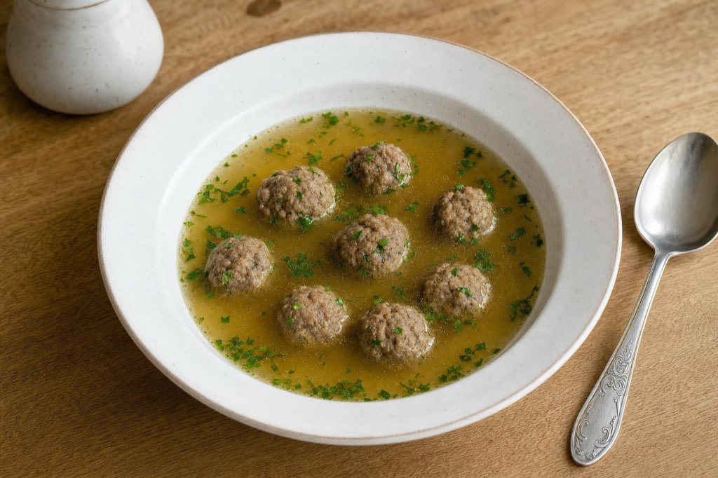 Chicken liver dumplings for soup