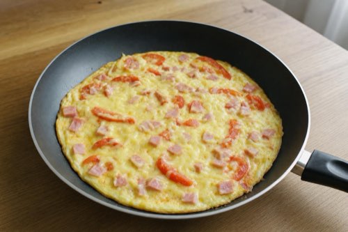 Pizza z panvice s cestom z kyslej smotany a majonézy