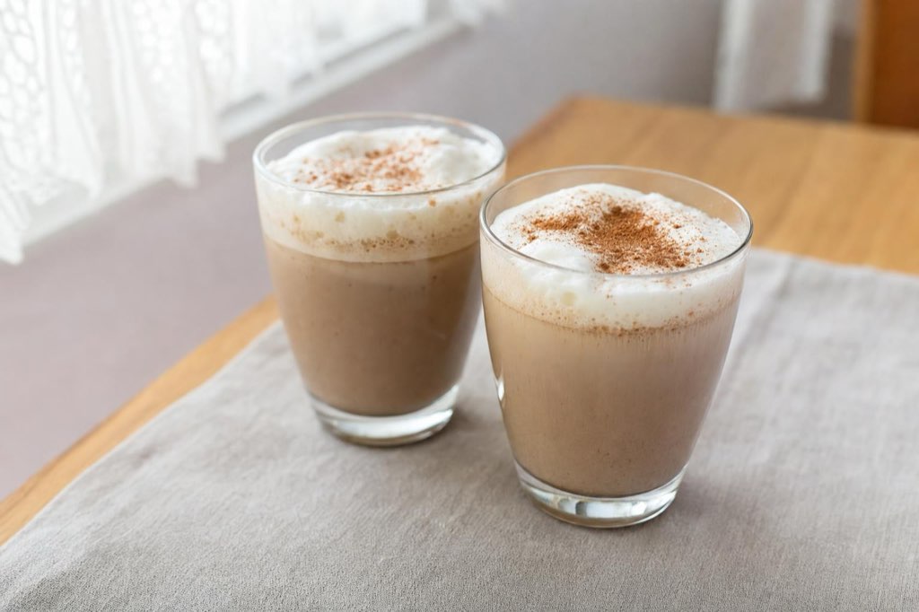 North Pole vodka and chocolate liqueur cocktail