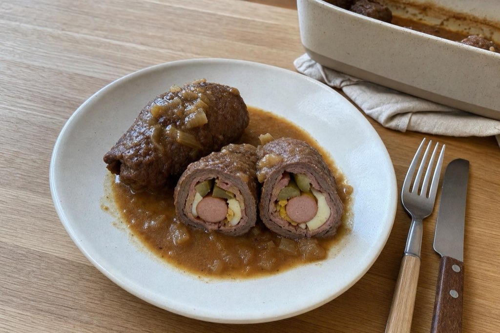 Španielsky vtáčik: Slovak stuffed beef rolls