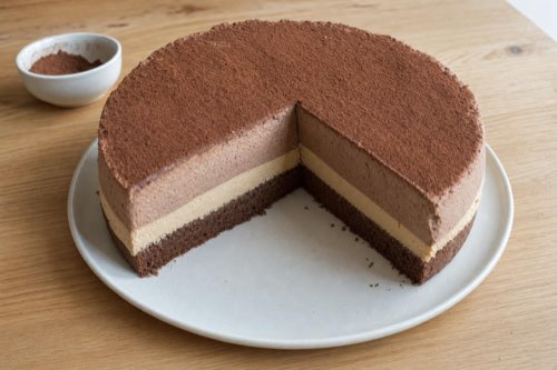 Torta s kávovým krémom a parížskou šľahačkou