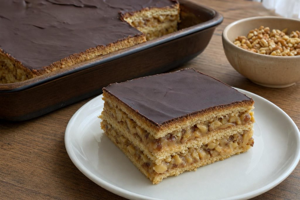 Torta Sladká fantasy s kondenzovaným mliekom a orechmi