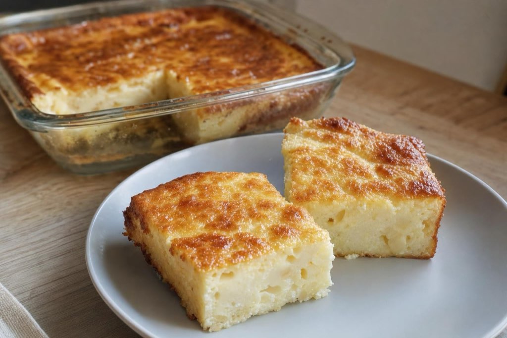 Tvarohový koláč s bielou čokoládou a krupicou – zo 6 surovín