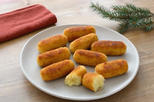 Zemiakové krokety z varených zemiakov