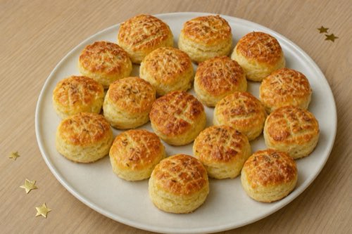 Zemiakové pagáče – Kartoffelgebäck mit Käse und Kümmel